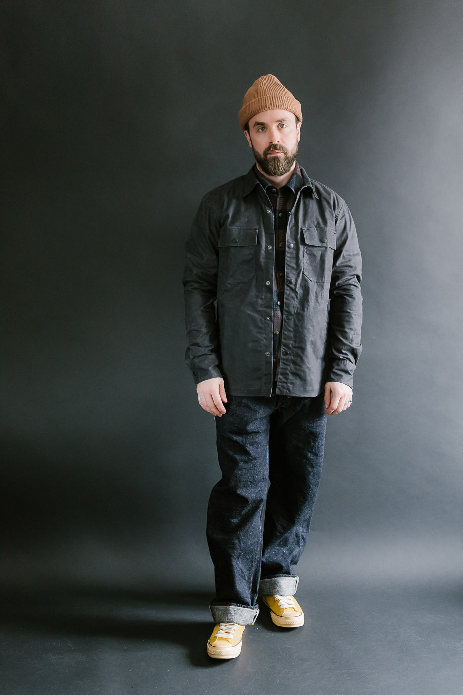 7oz - Patrol Shirt Waxed Canvas - Grey