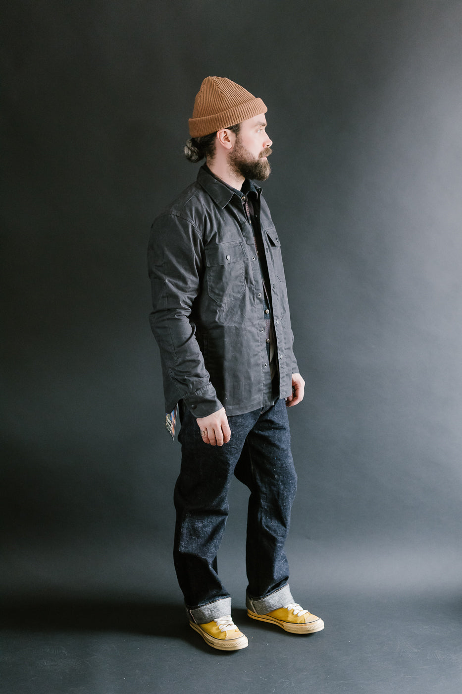 7oz - Patrol Shirt Waxed Canvas - Grey
