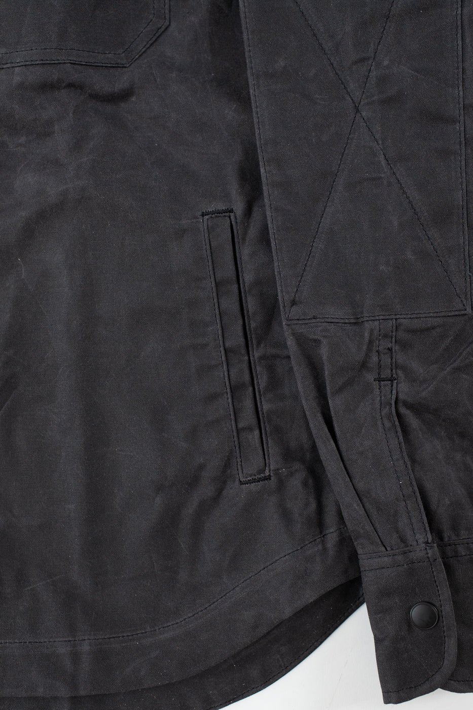 7oz - Patrol Shirt Waxed Canvas - Grey