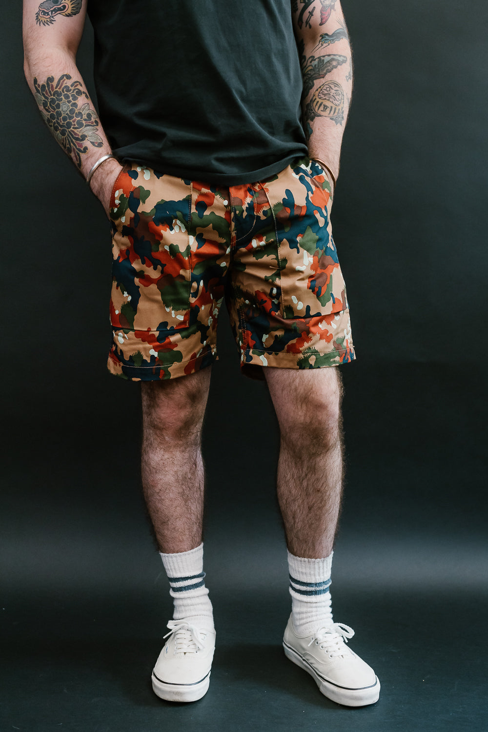 9oz Fatigue Shorts - Alpenflage Camo | Dant