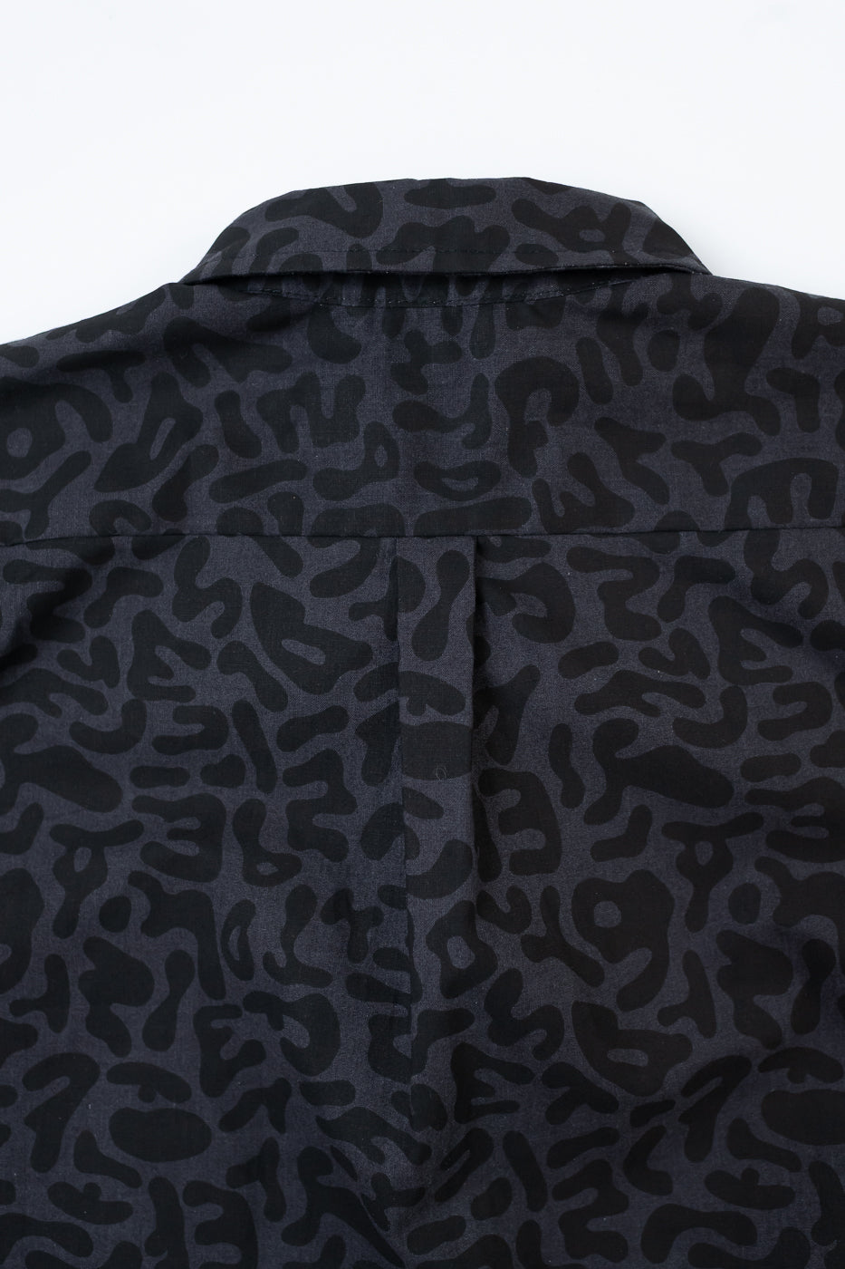 Oxford Shirt Alphabet Camo - Grey