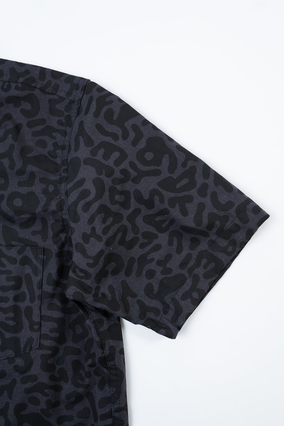 Oxford Shirt Alphabet Camo - Grey