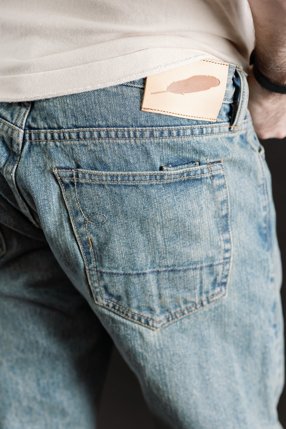Close-up of male model 5'9