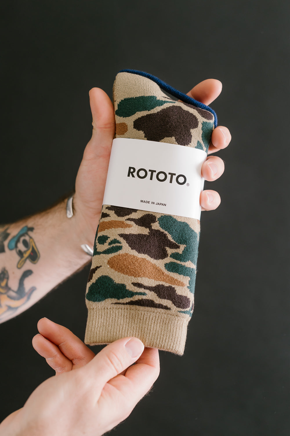 R1339 - Pile Camo Socks - Khaki | Dant