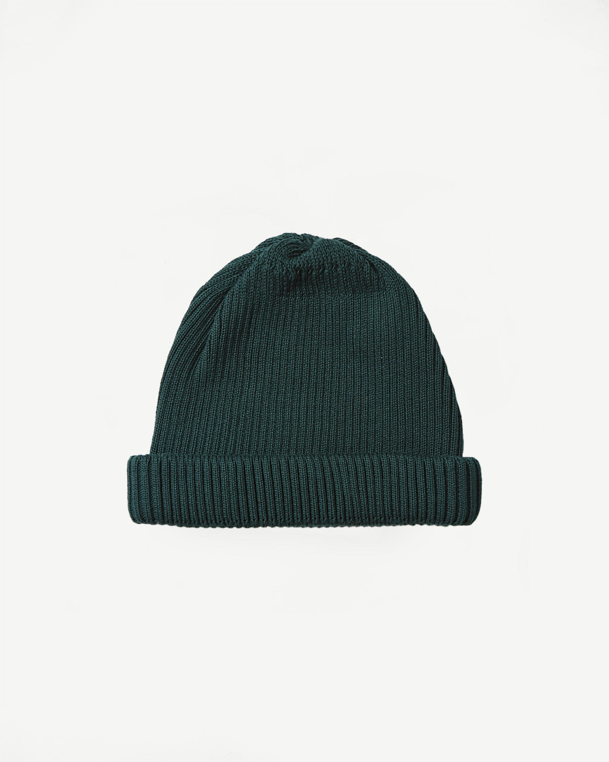 R5021 - Cotton Roll-Up Beanie - Forest Green | Dant