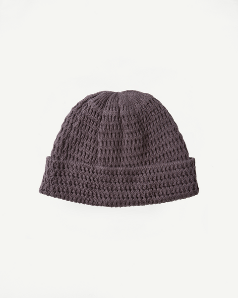 R5163 - Recycled Cotton Open Knit Beanie - Charcoal | Dant