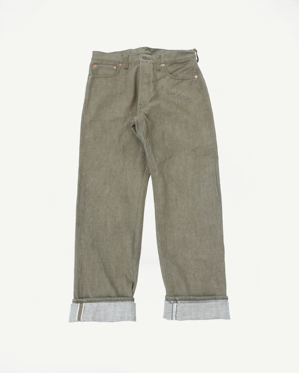 S0150GNX - 17oz Uguisu Denim - Regular Straight | Dant