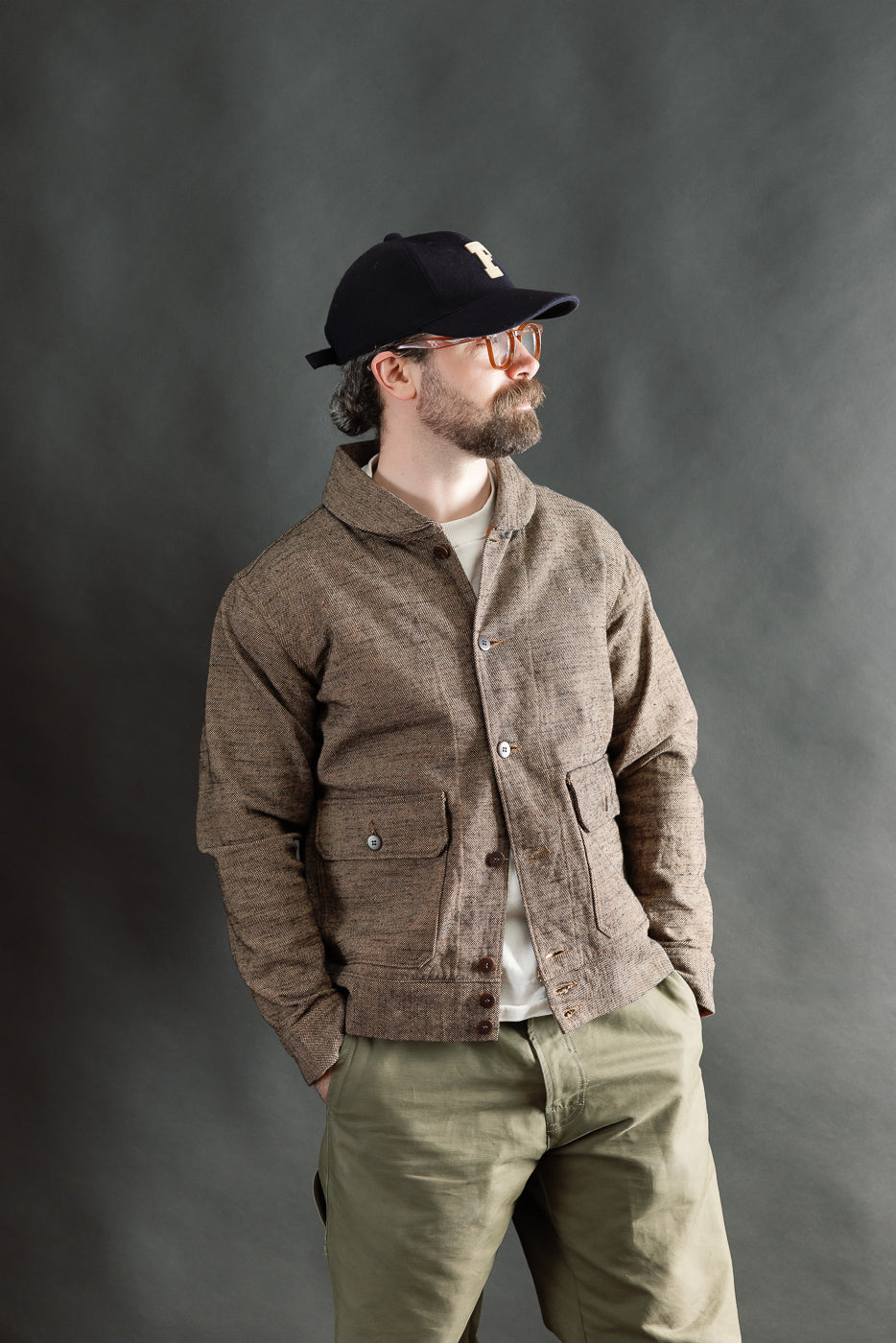 S100NAJ25 - Elemental Flannel Jacket - Black