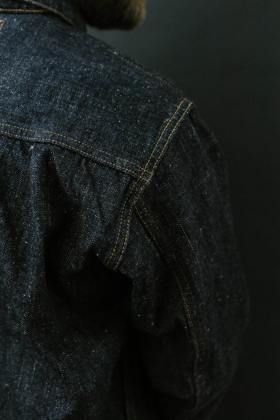 S556VX - 17oz Zero+ Model Type I Denim Jacket T-Back Spec - Indigo
