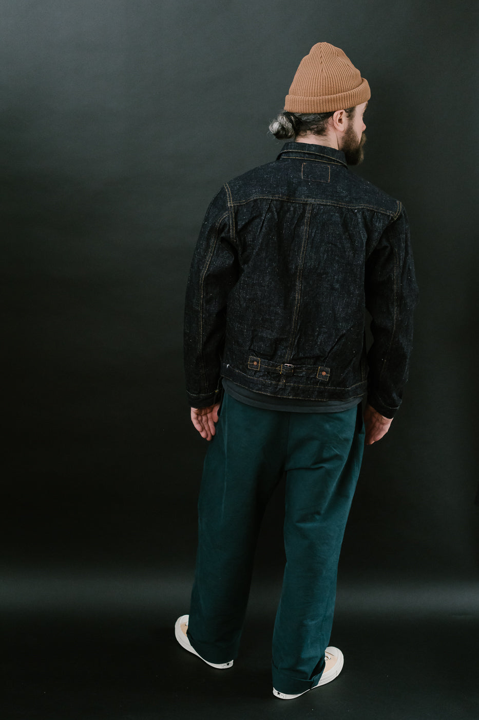 S556VX - 17oz Zero+ Model Type I Denim Jacket T-Back Spec - Indigo