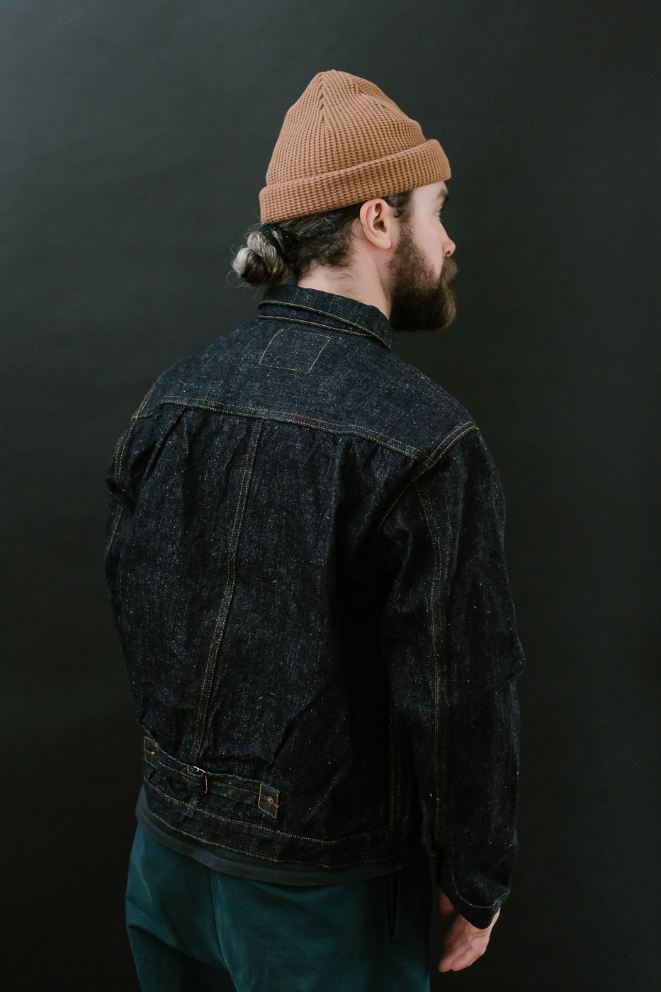 S556VX - 17oz Zero+ Model Type I Denim Jacket T-Back Spec - Indigo