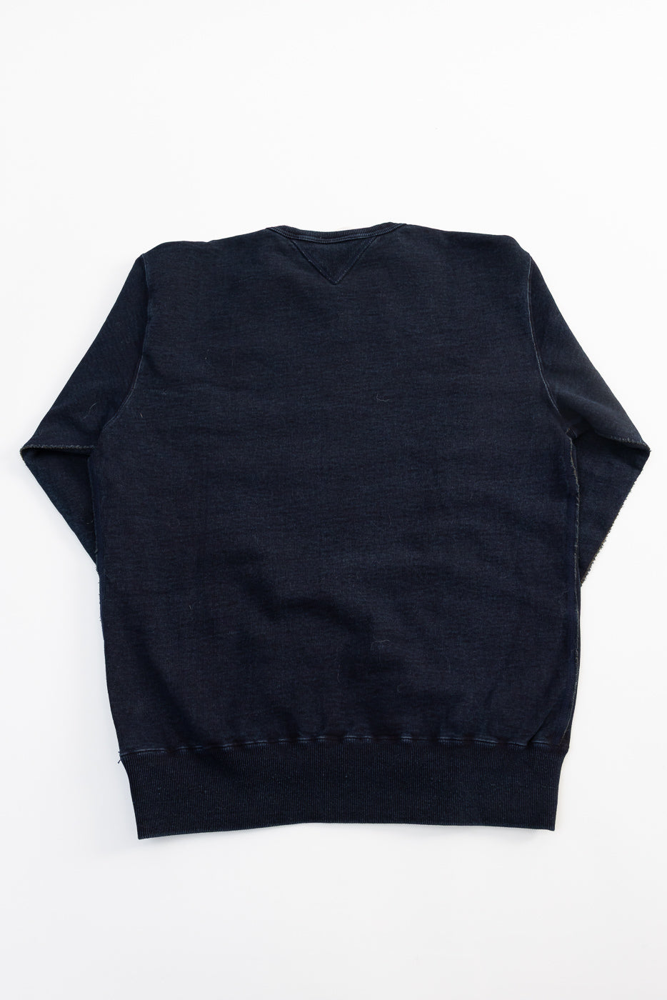 SIS25-101 - Overdyed Sweatshirt - Kakishibu Indigo