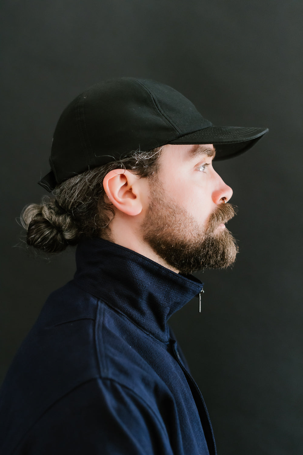 SJMJ24-01 - Spotted Zip Field Jacket - Natural Indigo | Dant