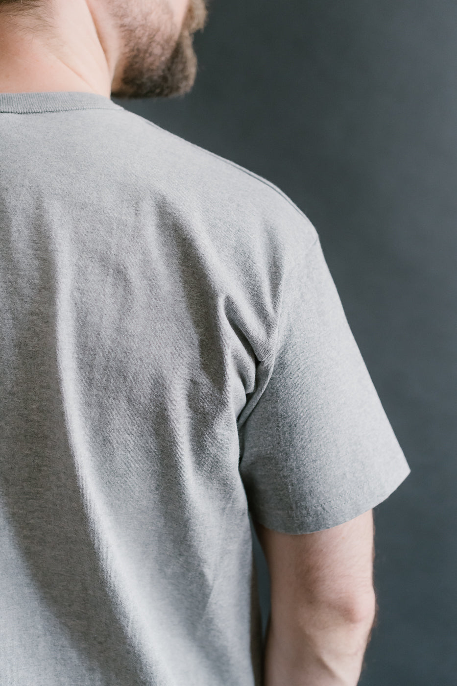 SJST-M - Heavyweight Plain T-Shirt  - Gray