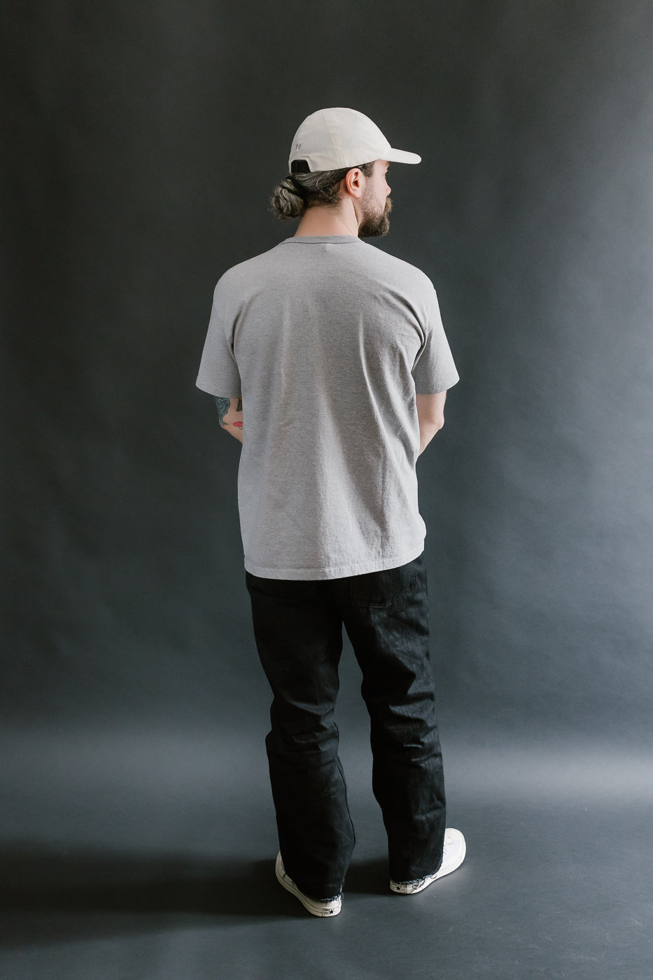SJST-M - Heavyweight Plain T-Shirt  - Gray