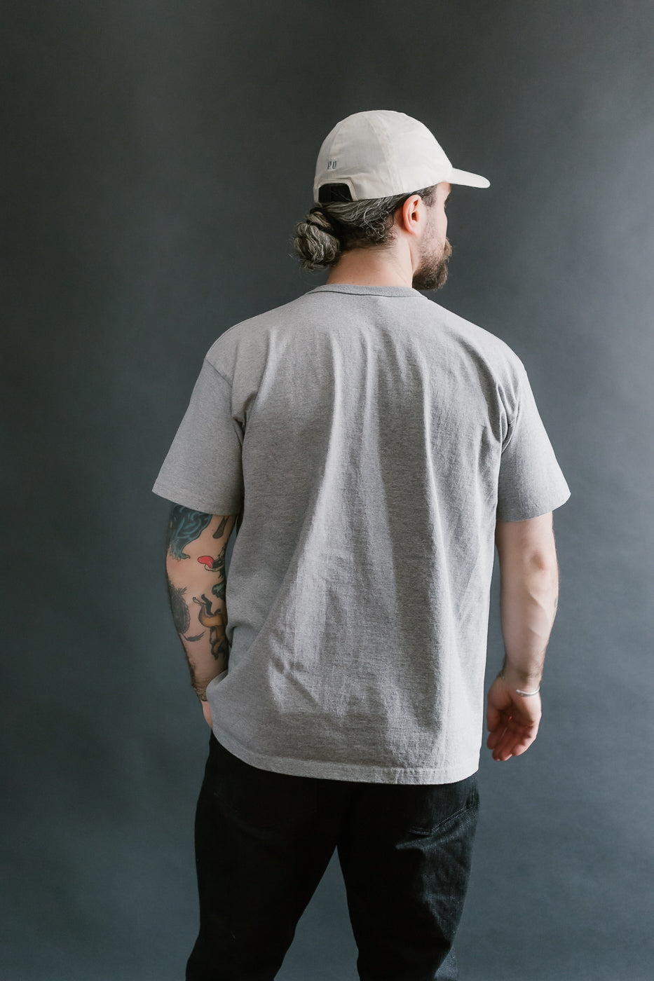 SJST-M - Heavyweight Plain T-Shirt  - Gray