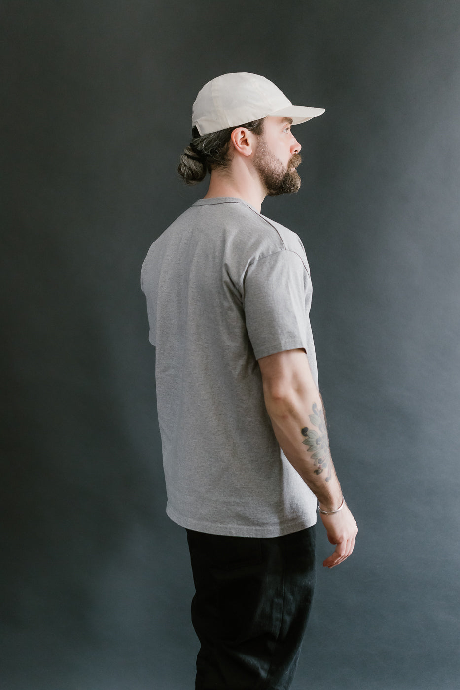 SJST-M - Heavyweight Plain T-Shirt  - Gray
