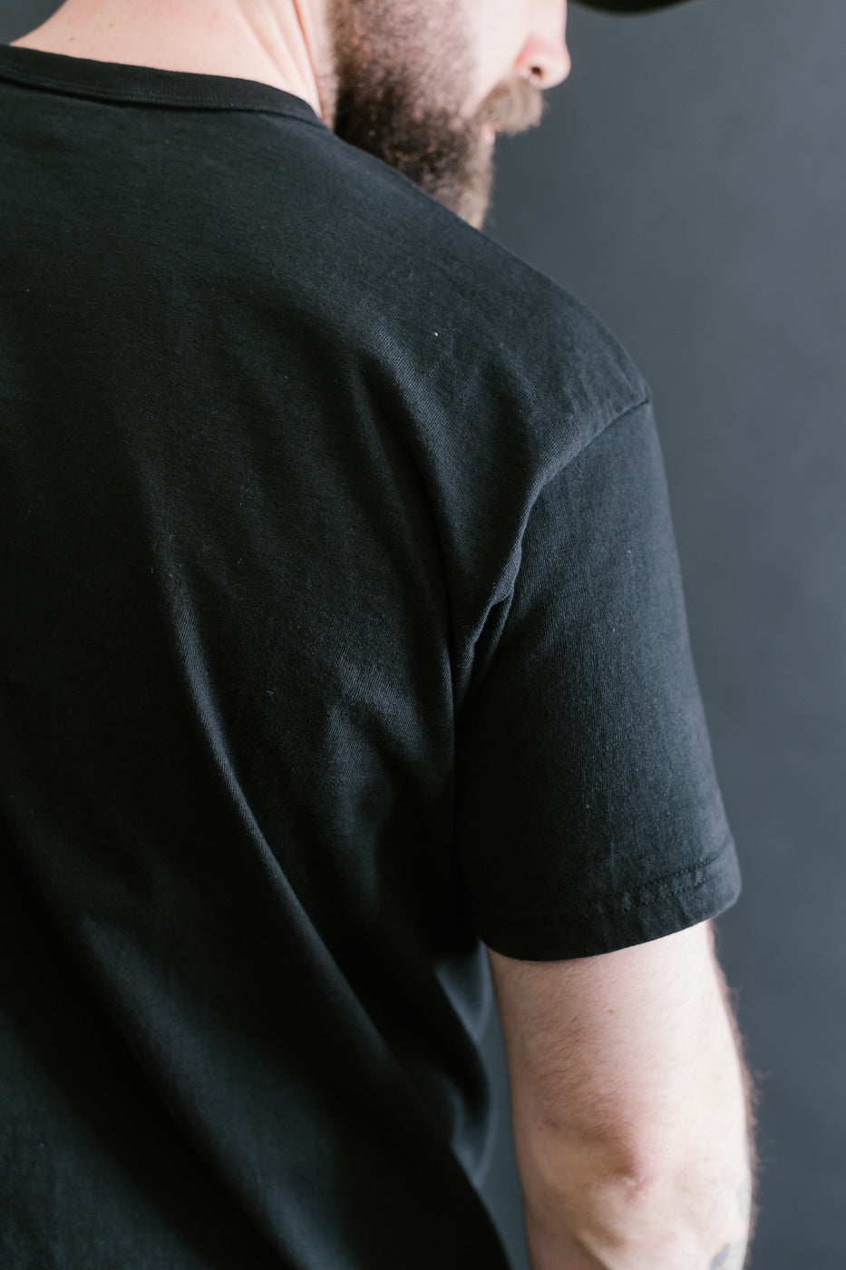 SJST-ML - Heavyweight Plain T-Shirt  - Black