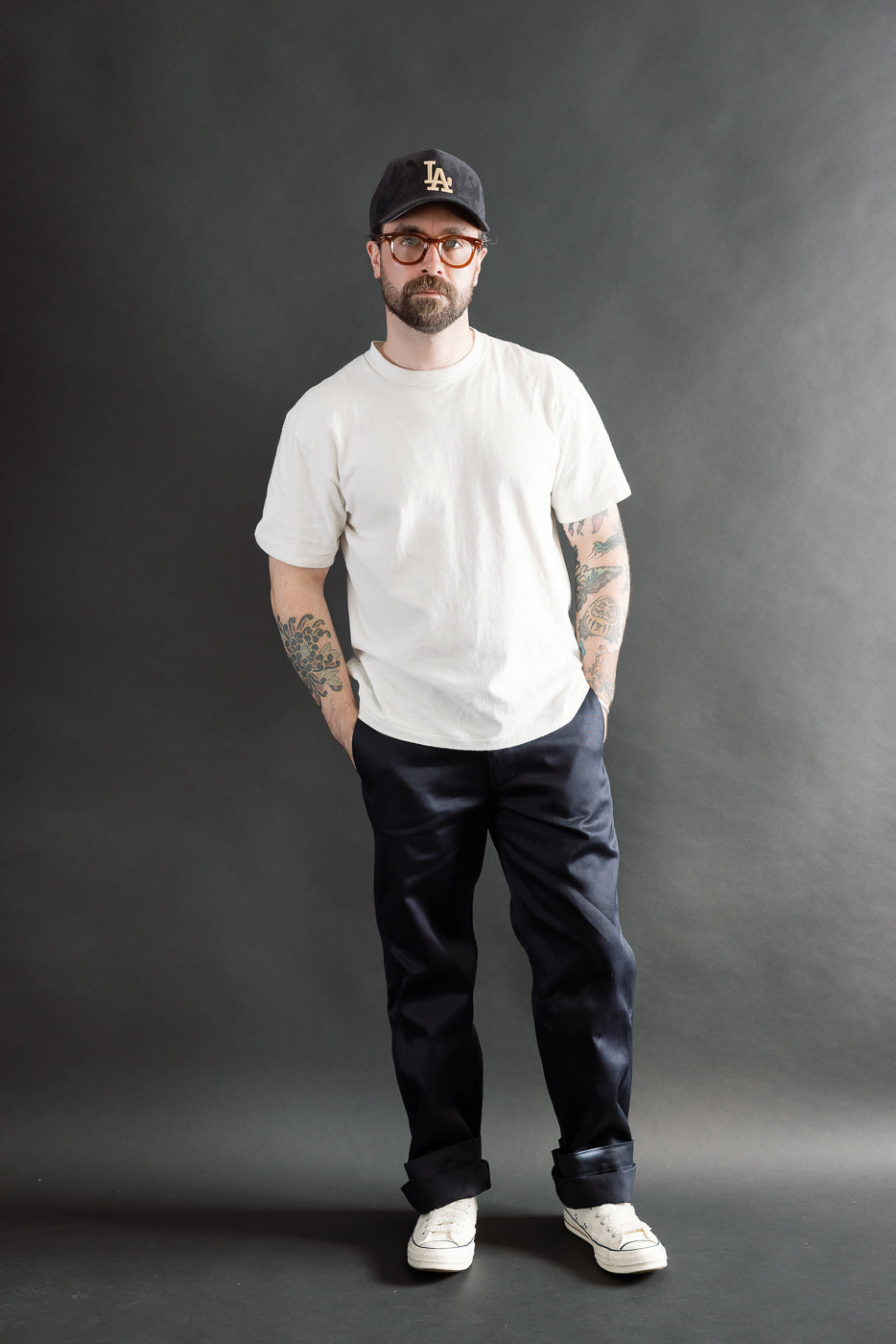 1874 - Chino Trousers - Navy