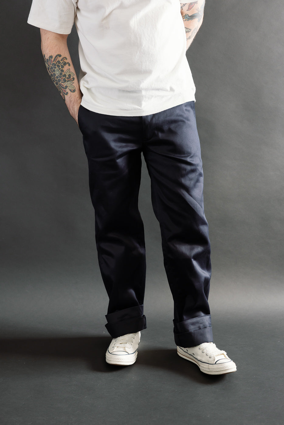 1874 - Chino Trousers - Navy