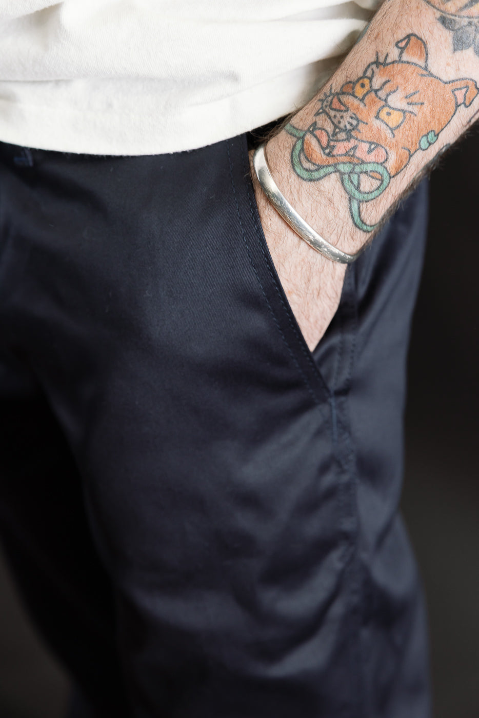 1874 - Chino Trousers - Navy