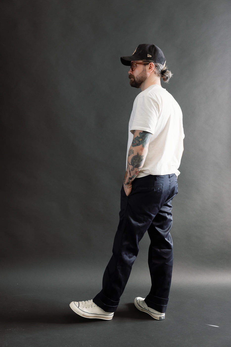 1874 - Chino Trousers - Navy