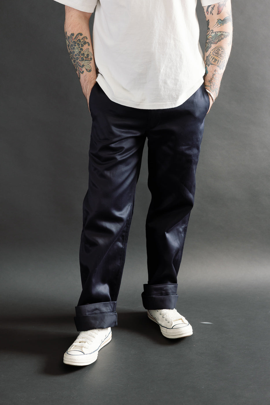 1874 - Chino Trousers - Navy