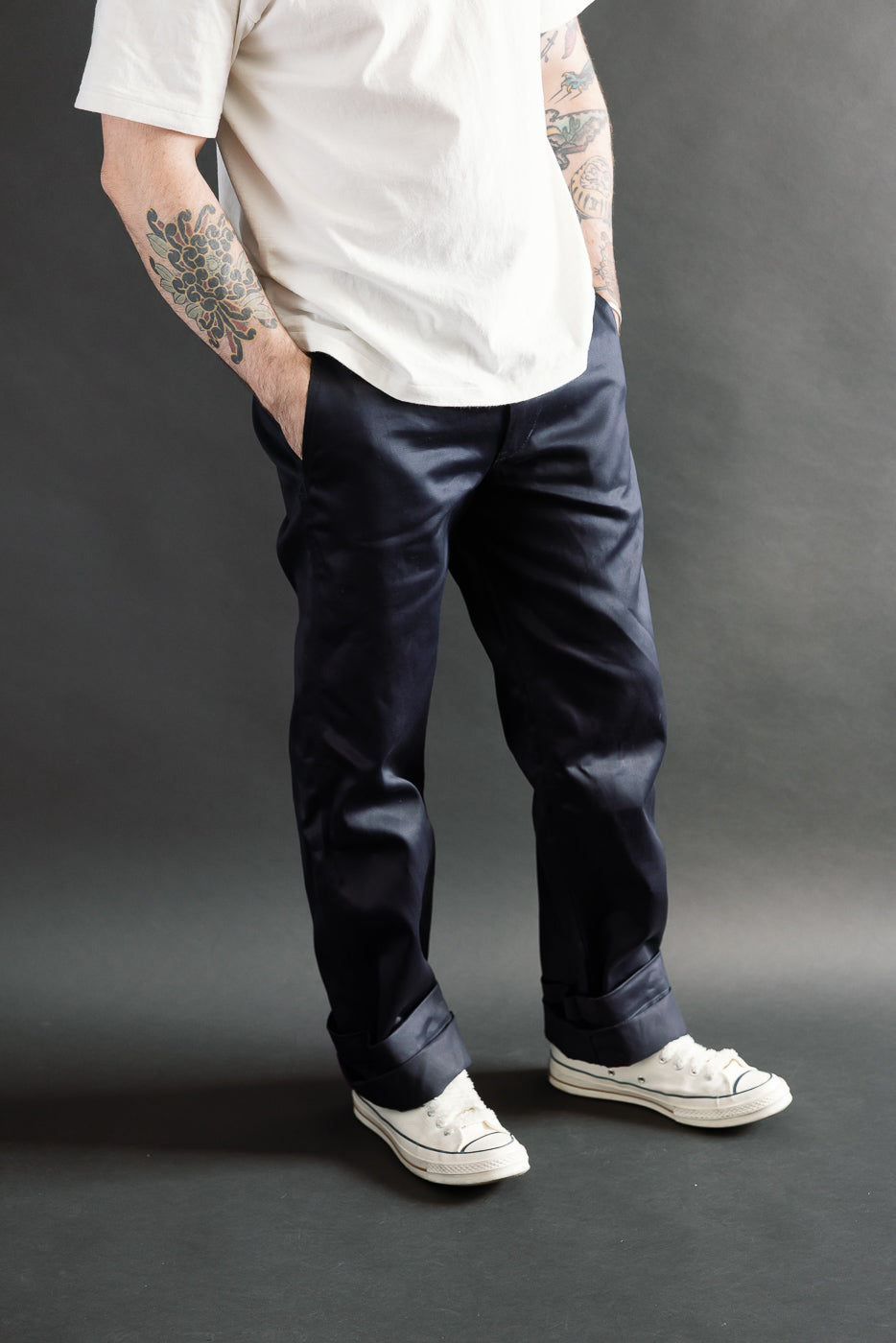 1874 - Chino Trousers - Navy