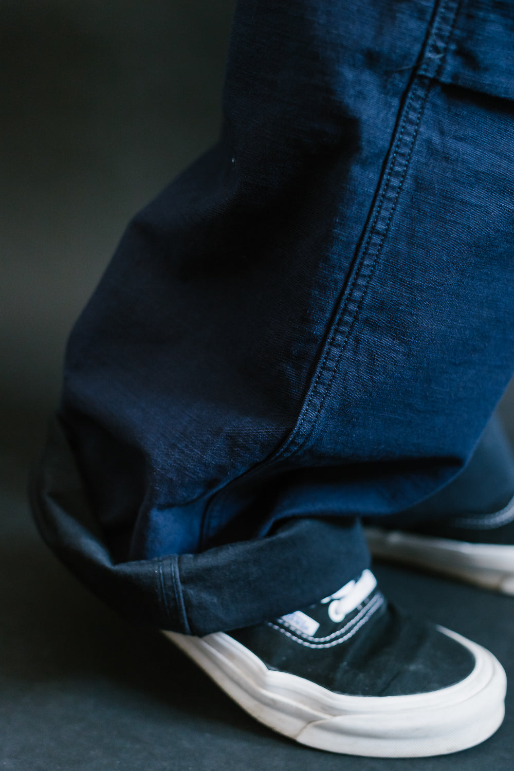 1889 - M-65 Field Cargo Pants - Indigo x Black | Dant