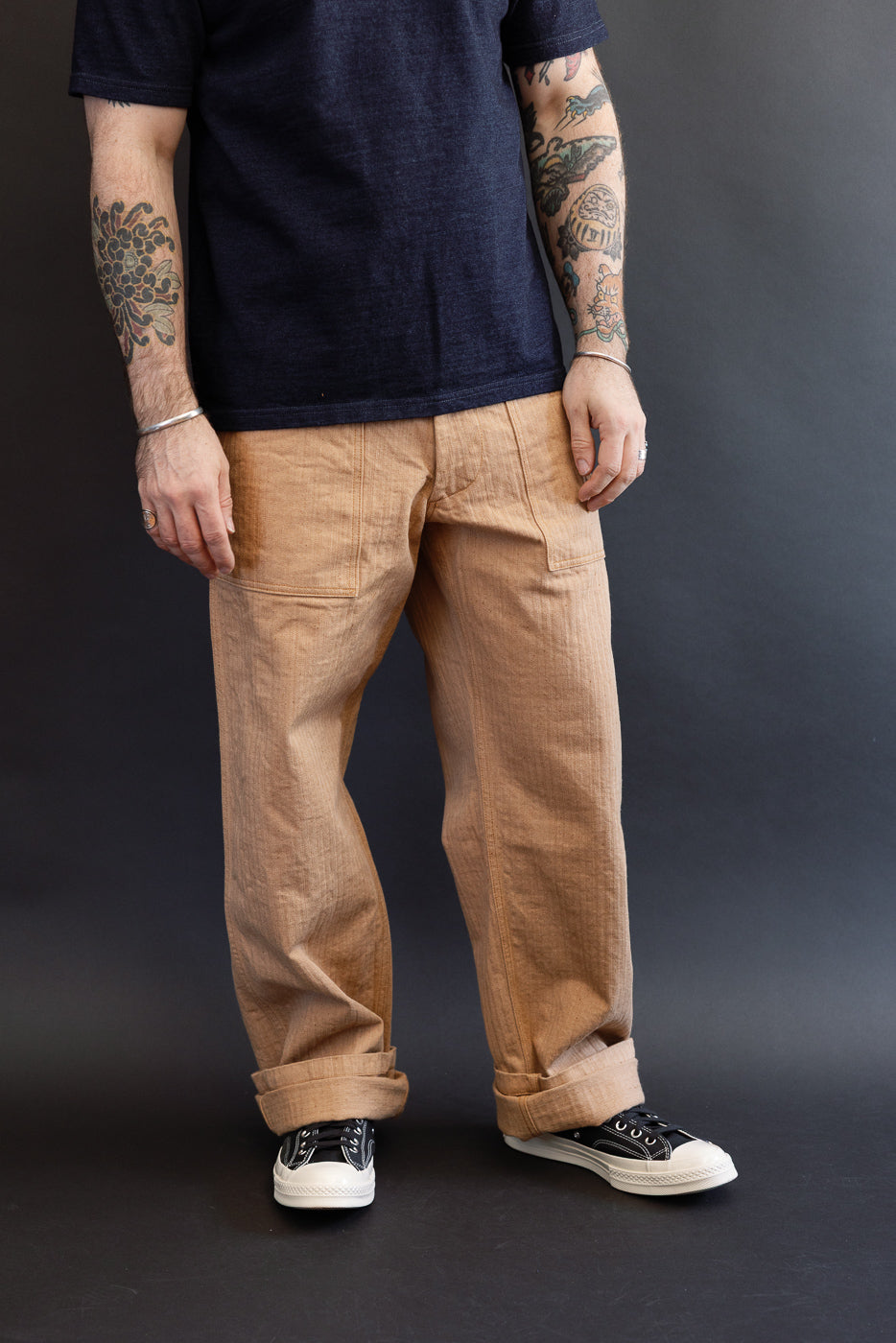 1917 - 12oz FOX Cotton Baker Pants - Brown