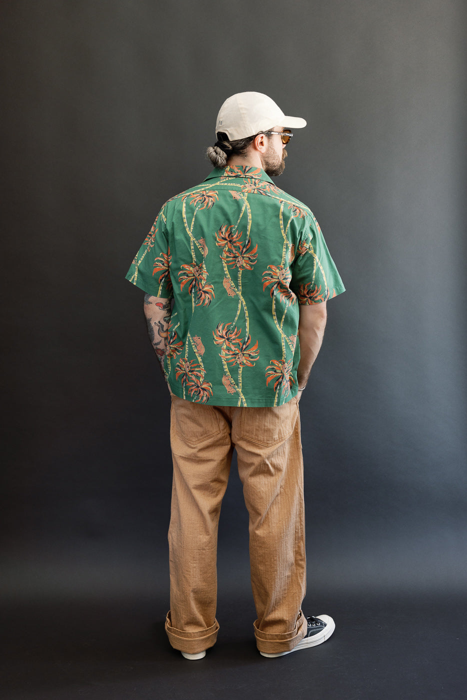 5742 - Aloha Shirt Palm Climber - Green | Dant
