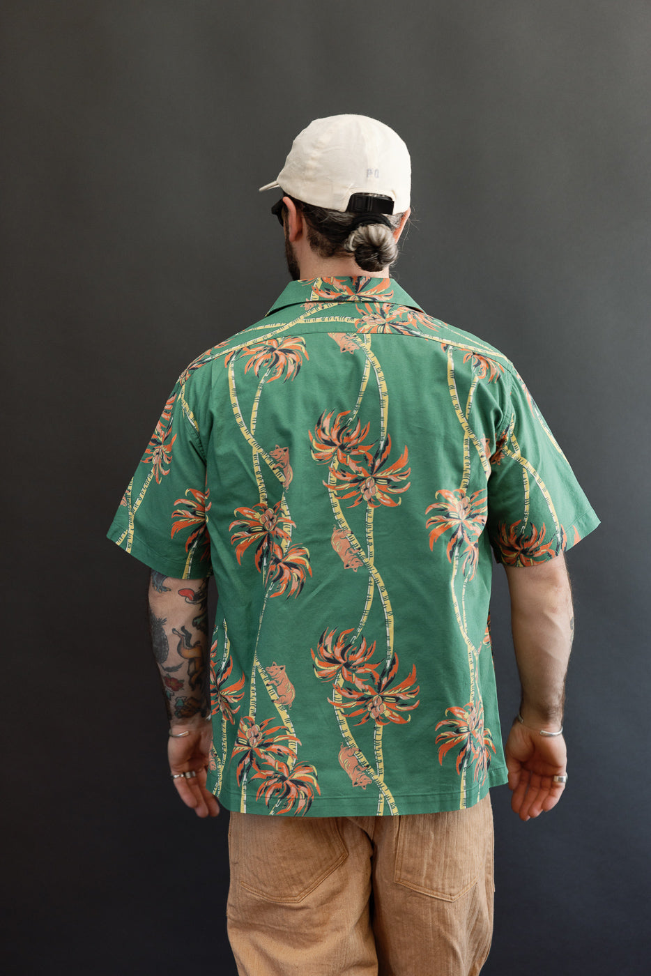 5742 - Aloha Shirt Palm Climber - Green | Dant