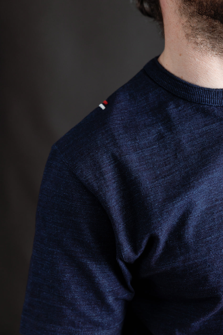 Shinkai Heavy Henley T-Shirt - Indigo