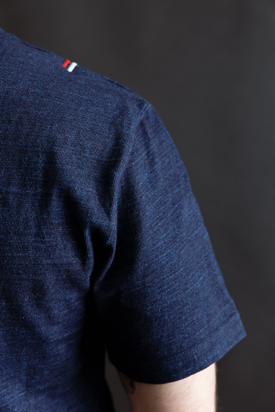 Shinkai Heavy Henley T-Shirt - Indigo