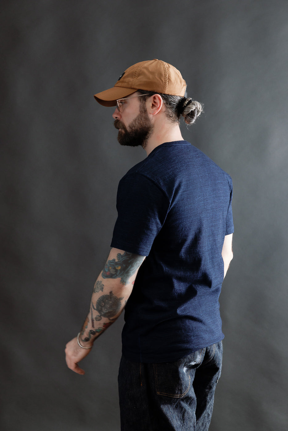 Shinkai Heavy Henley T-Shirt - Indigo