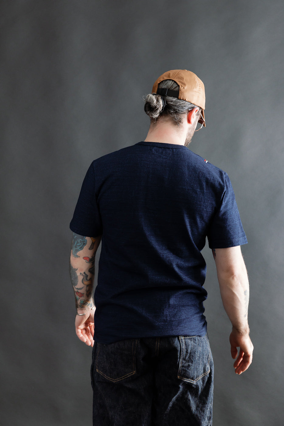 Shinkai Heavy Henley T-Shirt - Indigo