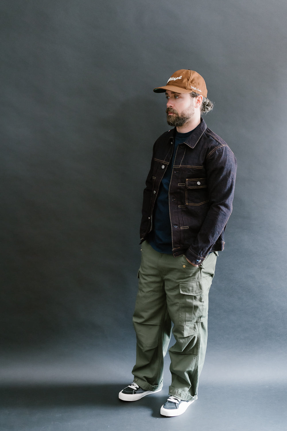 TNK402KH- 14.5oz Type II KAKISHIBU Jacket - Indigo OW