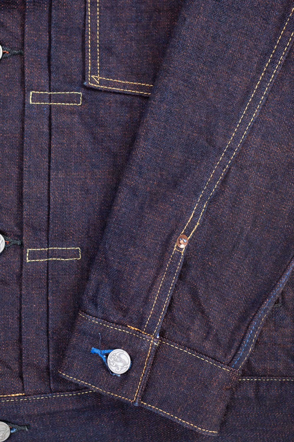 TNK402KH- 14.5oz Type II KAKISHIBU Jacket - Indigo OW
