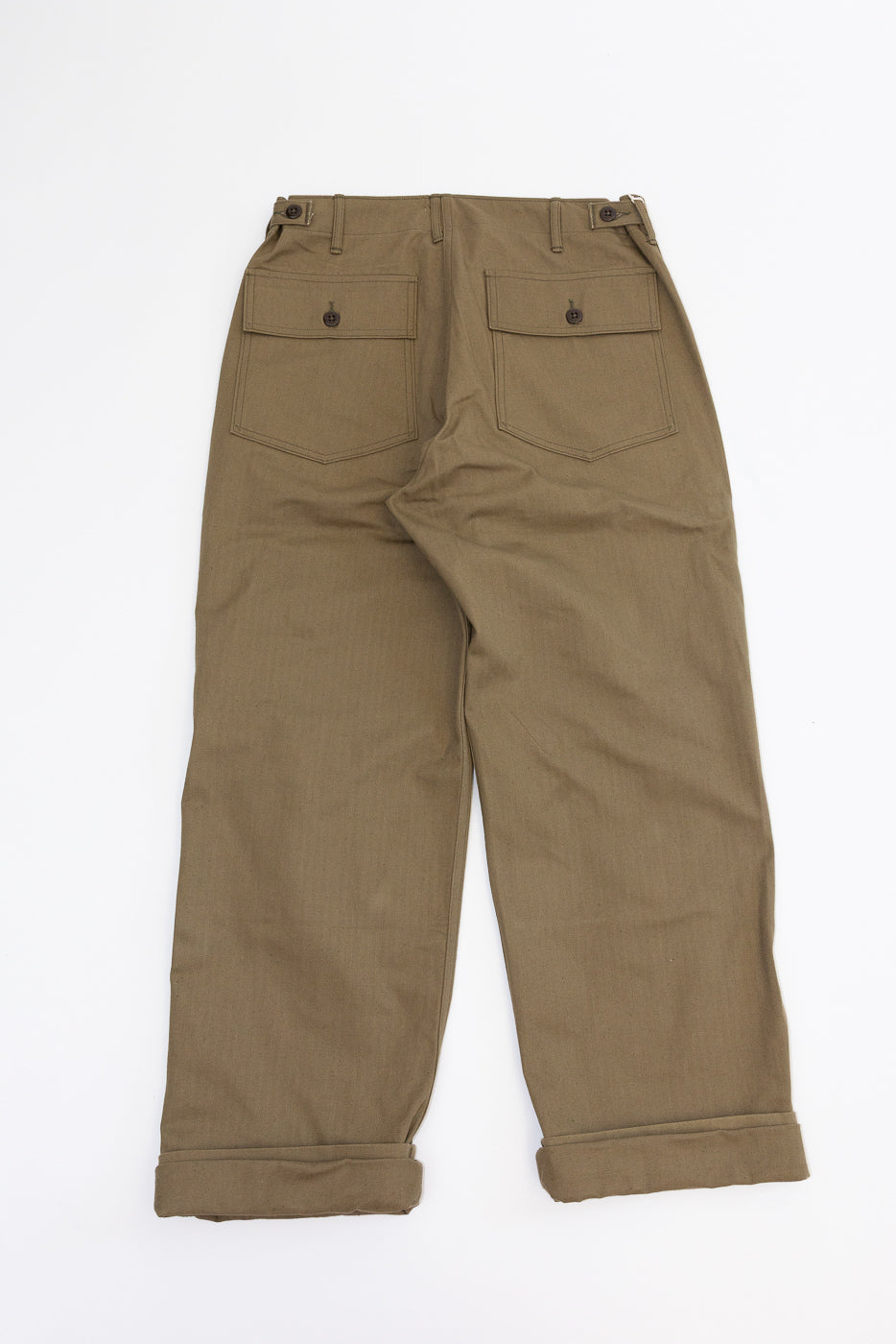 Lot 1086 - HBT Military Pants - OD Green | Dant