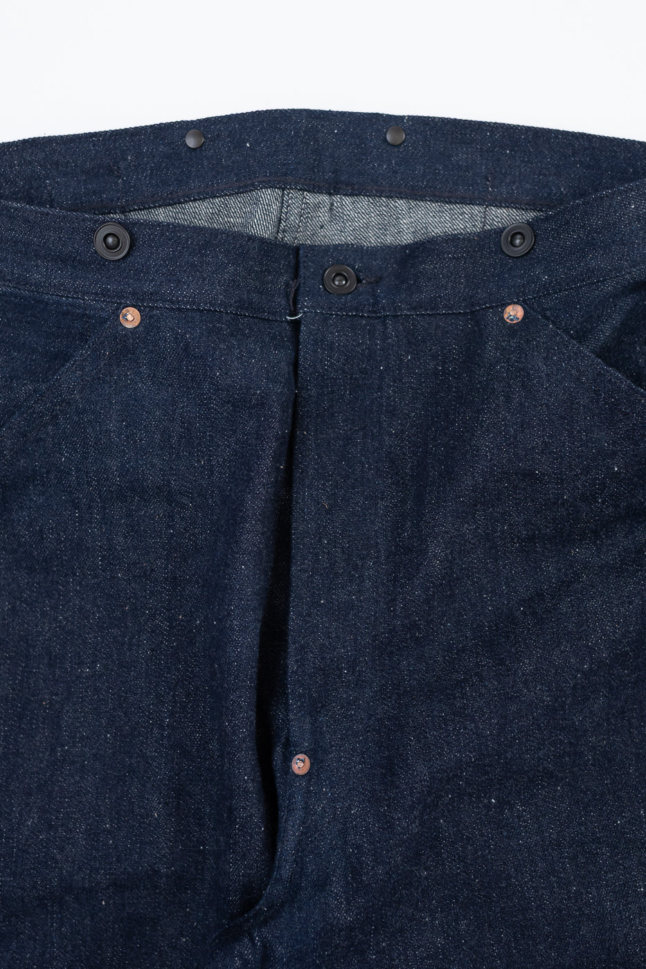 Lot 1333 - 1910~1915 No. 3 Selvedge Waist Overalls - Indigo