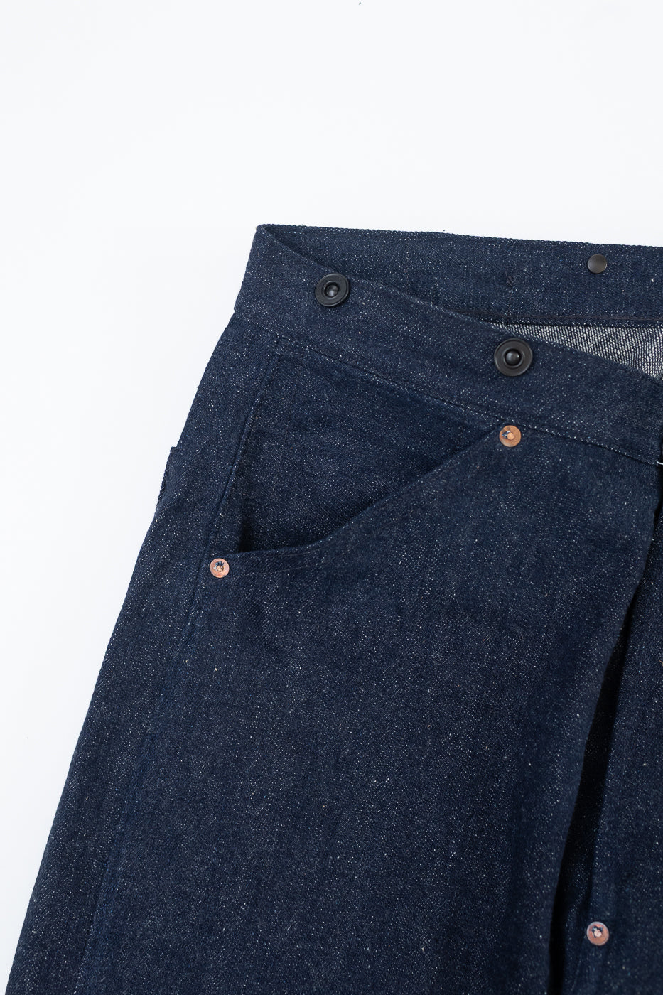 Lot 1333 - 1910~1915 No. 3 Selvedge Waist Overalls - Indigo