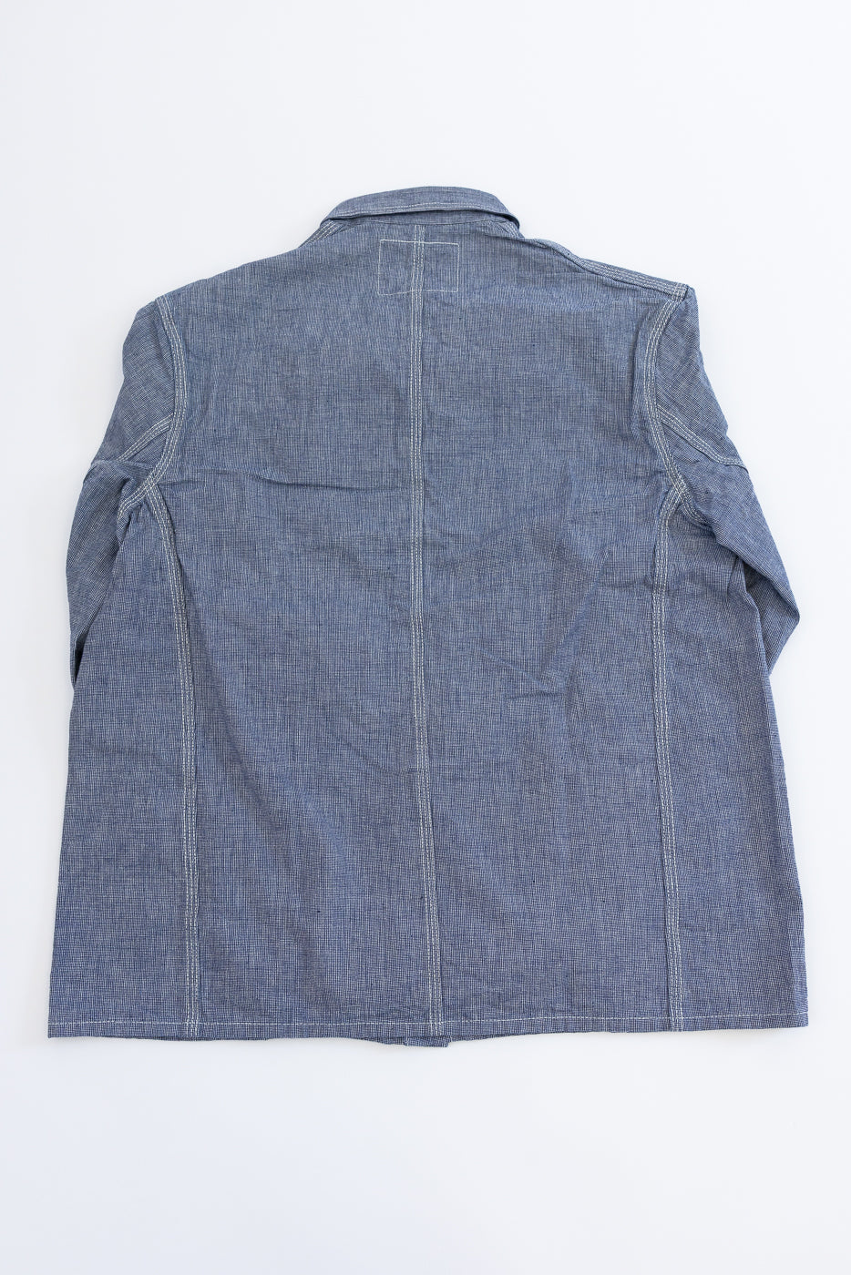 Lot 2195 - Pincheck Change Button Coverall - Indigo
