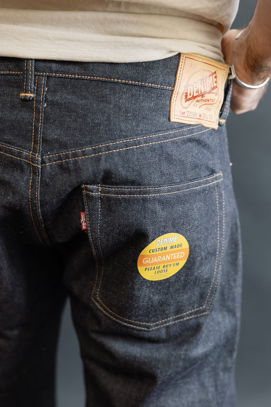 Close-up of male model 5'9