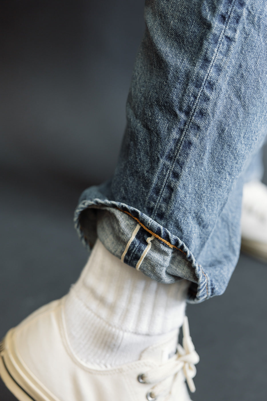 Lot 2nd-Hand 1105 - 12oz Used Washed Indigo Denim - Tapered Fit | Dant