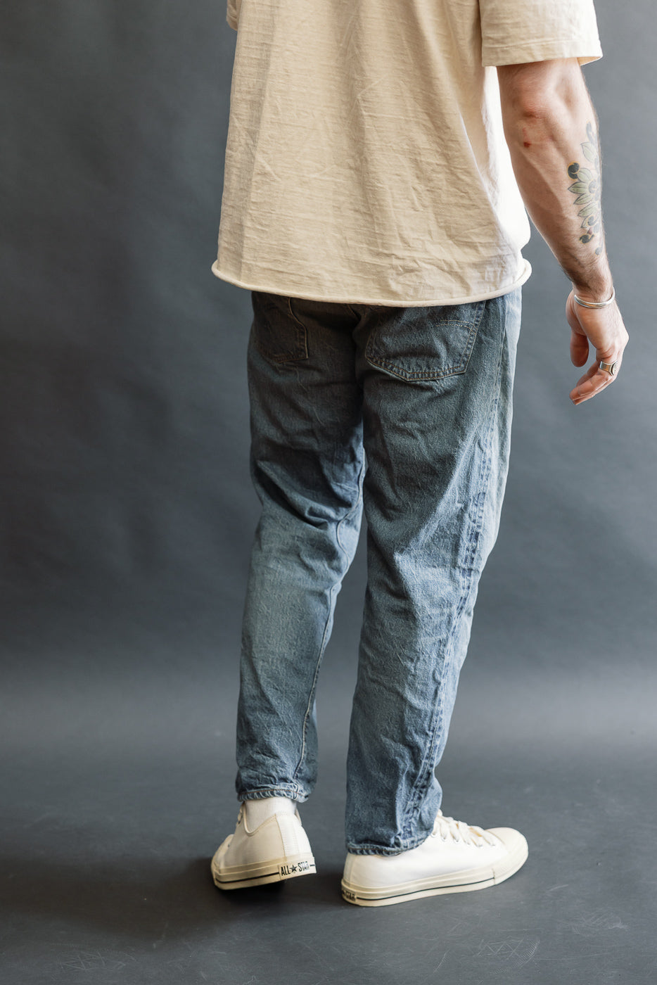 パンツ WAREHOUSE & CO. / Lot.1105 2ND-HAND Lot 2nd-Hand 1105 - 12oz Used Washed Indigo Denim - Tapered Fit | Dant