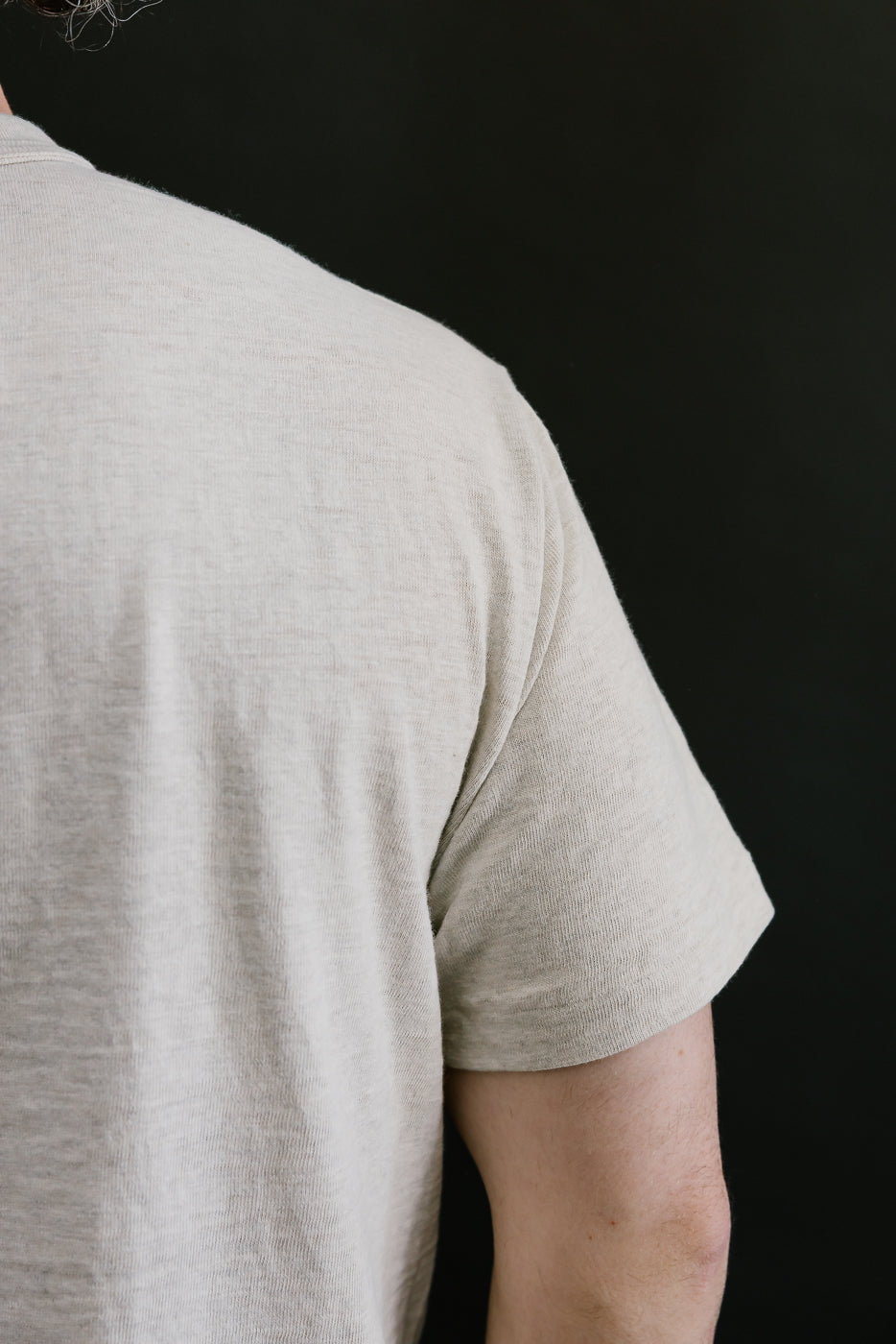 Lot 4601 - Baldwin Print T-Shirt - Oatmeal, Black