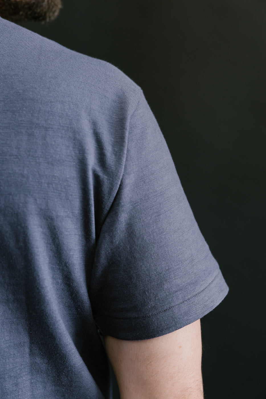 Lot 4601 - Slubby Cotton T-Shirt - Eggplant
