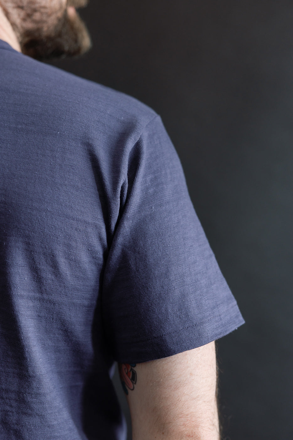 Close-up of male model 5'9