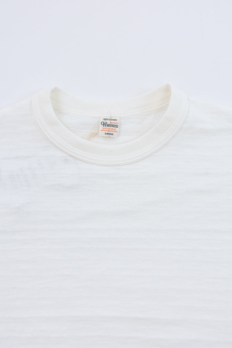Lot 4601 - Slubby Cotton T-Shirt - Off White