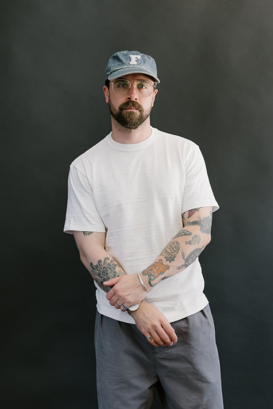 Lot 4601 - Slubby Cotton T-Shirt - Off White